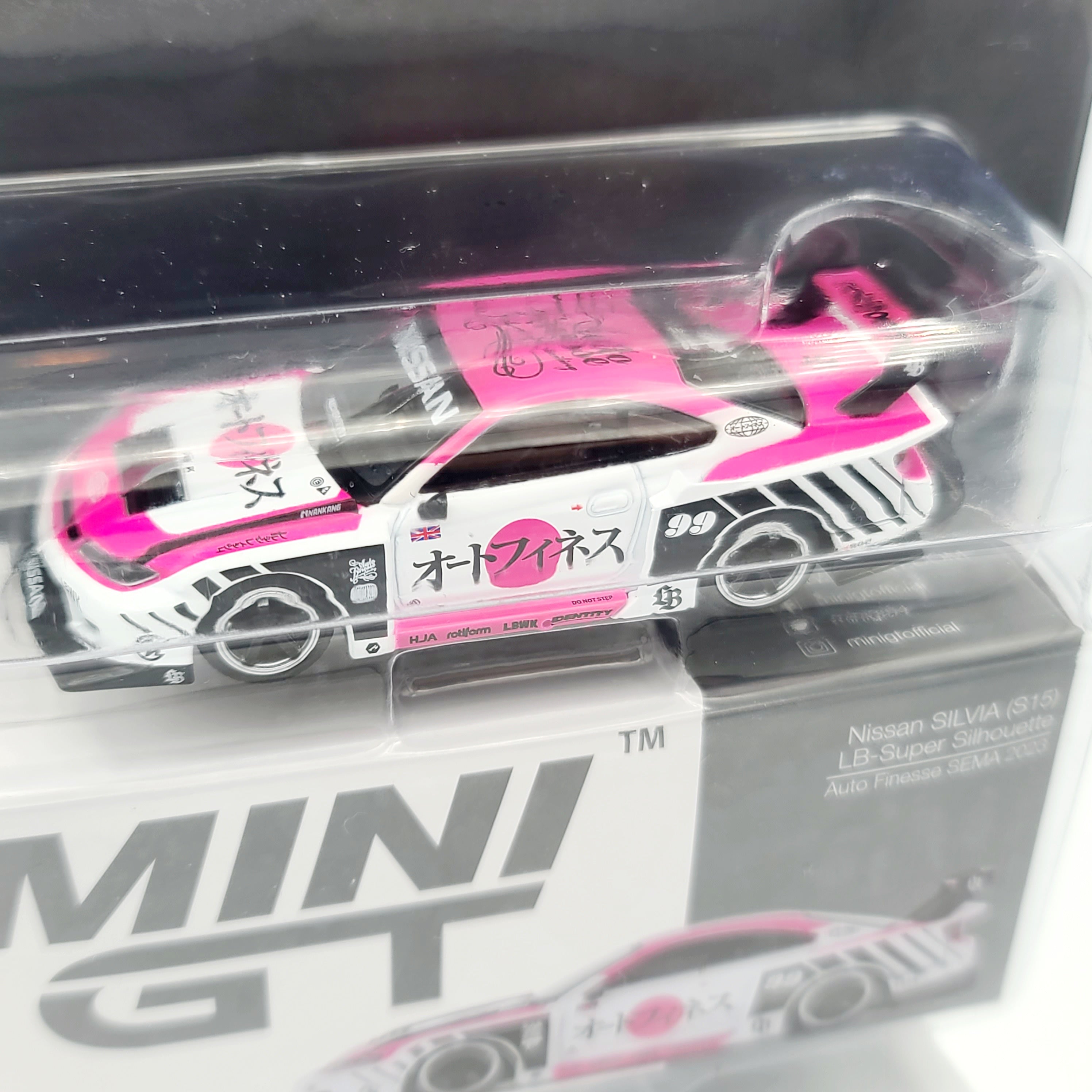 Mini GT Nissan LB-Super Silhouette S15 Silvia - 1:64, Auto Finesse SEMA 2023 (2024 MiJo Exclusives - Limited Edition)